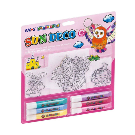 Farby witrażowe Amos 6 kolorów