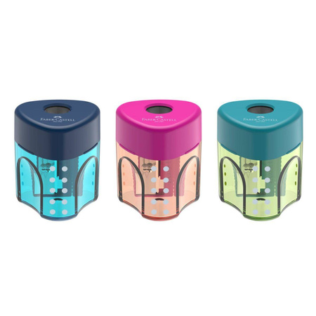 Temperówka z pojemnikiem Faber Castell Auto Grip mini