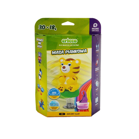 Masa piankowa Cricco zestaw na sprężynce 30+18g