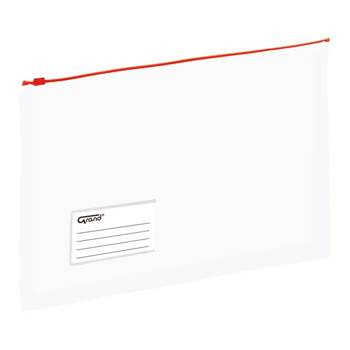 Torebka z suwakiem Grand EC011B A4 czerwony