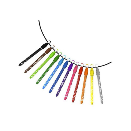 Flamastry na gumce Papuga 12 kolorów