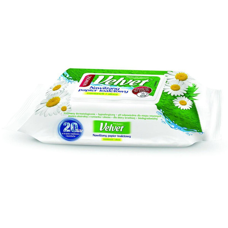 Papier toaletowy Velvet Rum&Aloe nawilżany