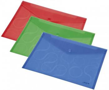 Teczka kopertowa na zatrzask Panta Plast A4 Omega zielony