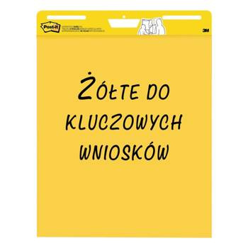 Arkusze Konferencyjne Samoprzylepne Post-it 3M Super Sticky na flipchart 3x25 kartek