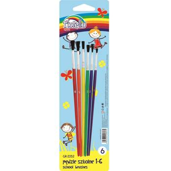 Pędzelki do farb 1-6 6 sztuk Fiorello