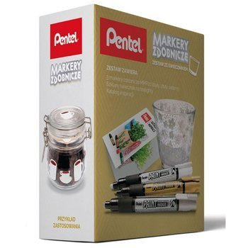 Zestaw markerów Pentel MMP20 ze świecznikiem + katalog inspiracji