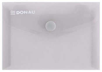 Teczka kopertowa na zatrzask Donau A7 plastikowa dymny