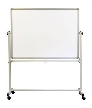 Tablica magnetyczna na kółkach 150x100 cm obrotowa Memobe