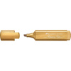 Zakreślacz metaliczny Faber Castell Textliner 1546  złoty