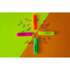 Kolorowe spinacze 28mm neonowe Memobe a`100
