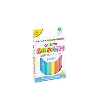 Plastelina pastelowa Carioca 6 kolorów