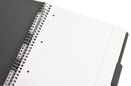 Kołonotatnik A4 150 kartek kratka Mintra Lines ciemny zielony