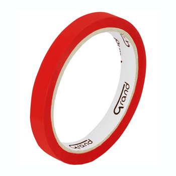 Taśma klejąca kolorowa Grand 12mmx50m  czerwony