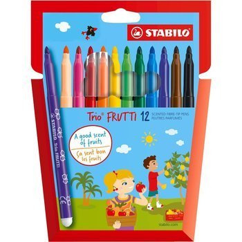 Flamastry Stabilo Trio Frutti 12 kolorów
