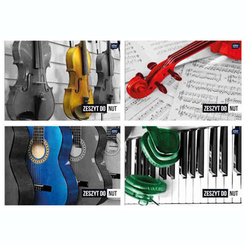 Zeszyt do nut A5 Interdruk