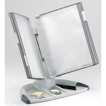 Biurkowy system prezentacyjny Tarifold + 10 paneli prezentacyjnych szarych