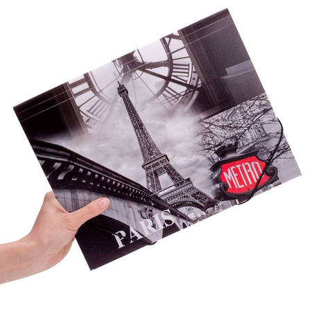 Teczka na gumkę Panta Plast Paris A4