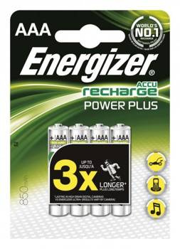 Baterie Energizer akumulatorki AAA/4 850mAh Power Plus - 4 sztuki