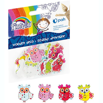 Ozdoby drewniane Fiorello GR-WD605 Sowa