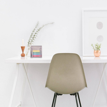 Organizer na karteczki metalowy Q-Connect srebrny