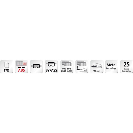 Zszywacz biurowy Novus B52/3 blokowy (170 kartek)