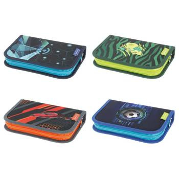 Piórnik dla chłopca bez wyposażenia jednokomorowy Herlitz Boys mix II