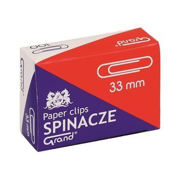 Spinacz biurowy 33mm Grand