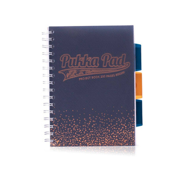 Kołozeszyt A5 w kratkę Pukka Pad Project Book Blush Navy