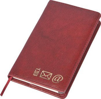 Skorowidz A6 ekoskóra Panta Plast brązowy