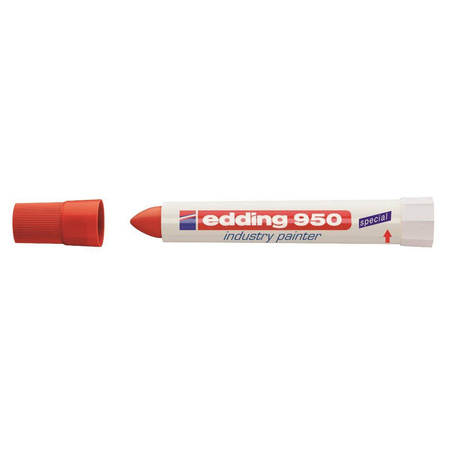Marker przemysłowy Edding farba w paście 10mm czerwony