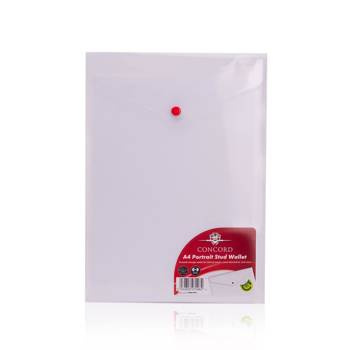 Teczka kopertowa A4 Strigo PP pionowa transparentna