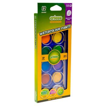 Farby wodne Cricco 12 kolorów