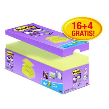 Karteczki samoprzylepne 76x76mm Post-it Super Sticky Z-notes