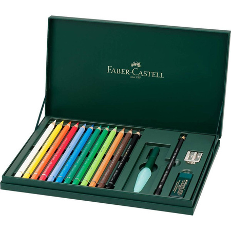 Zestaw prezentowy Faber Castell Albrecht Durer Magnus 12 kolorów+akcesoria