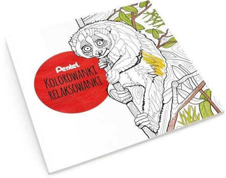 Zestaw kredki ołówkowe Pentel 24 kolory + kolorowanka