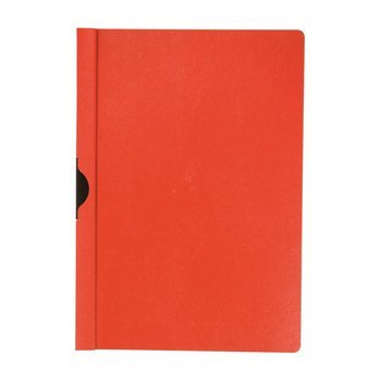 Skoroszyt Q-Connect z metalowym klipsem A4 200g czerwony