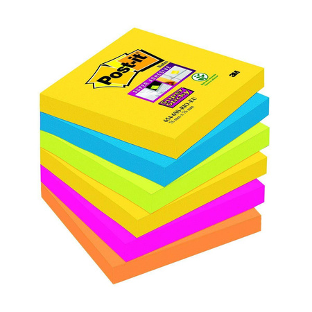 Karteczki samoprzylepne 76x76mm Post-it Super Sticky paleta Rio de Janeiro