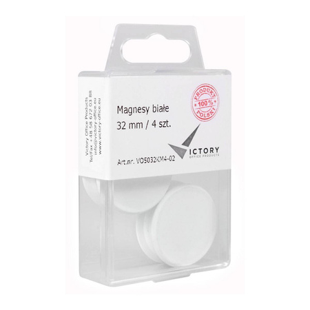 Magnesy czarne Victory Office OPKM 32mm