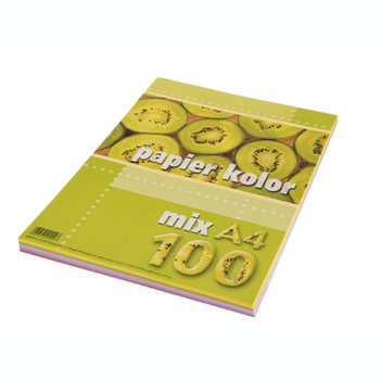 Papier ksero Kreska A4 80g mix 5 kolorów 100 arkuszy