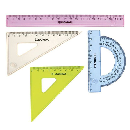 Zestaw geometryczny 4 elementy 20 cm kolorowy Donau