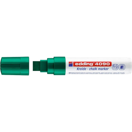 Marker kredowy Edding 4090 końcówka ścięta 4-15mm zielony