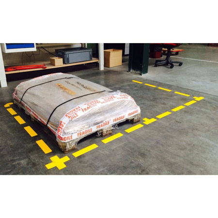 Pasy samoprzylepne podłogowe Tarifold 200x50mm wodoodporne żółty