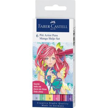 Zestaw pisaków Pitt Artist Pen Manga Shojo Faber Castell