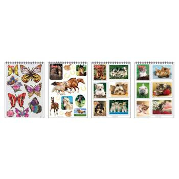 Kołonotatnik A6 40 kartek kratka Animals Herlitz