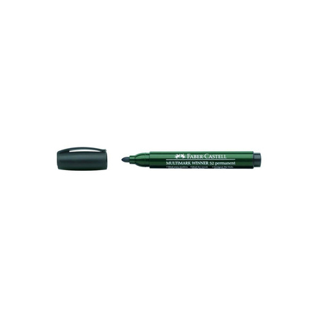 Marker permanentny Faber Castell 52 końcówka okrągła czarny