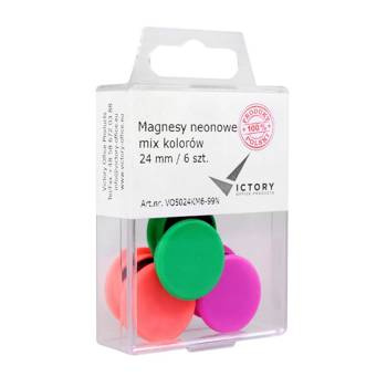 Magnesy neonowe Victory Office OPKM 24mm