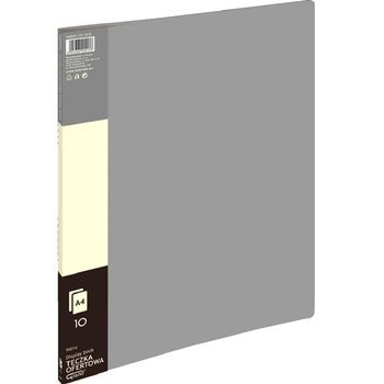 Teczka ofertowa Grand A4 10 koszulek szary