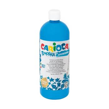 Farba tempera Carioca 1000ml niebieska jasna