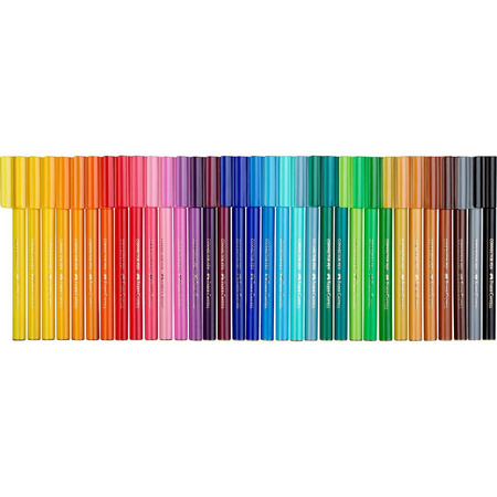 Flamastry Faber Castell Connector 33 sztuki Piracka skrzynia