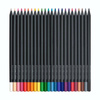 Kredki trójkątne Faber Castell Black Edition 24 kolory metalowe opakowanie